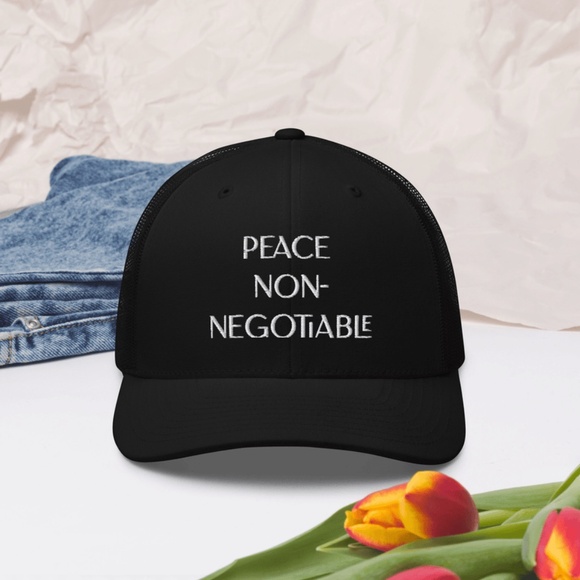 Peace Non-Negotiable Trucker Cap - Picture 2 of 2